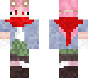 Skin pink hair | Minecraft Skin