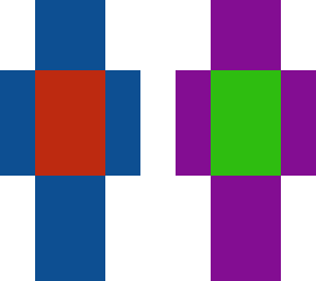 yes im colour blind// how i see the color green and purple.