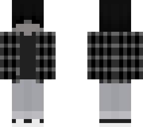 black plaid boy
