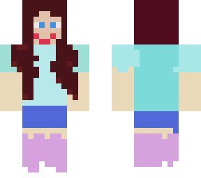blue girl