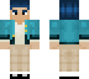 cyan coat