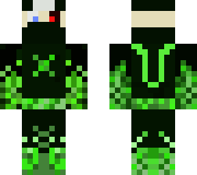 green ninja kakashi style