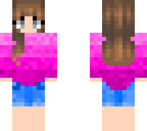 pink sweater girl v2