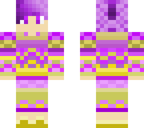 purple yellow
