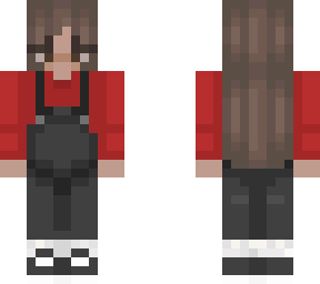 red and overalls