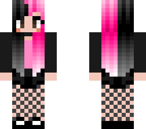 black and pink emo