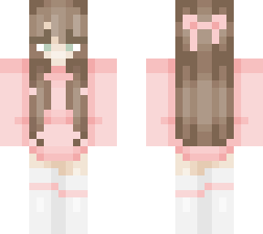Cute Brunette | Minecraft Skin