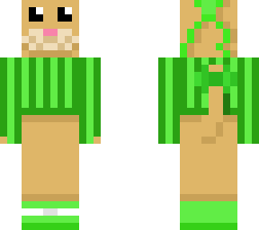 funni cat wearing a green cropped turtle neck except i fixed it even more