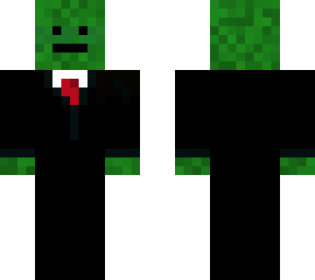 grass man with a suit