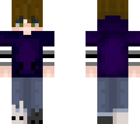 noxy's purple hoodie hair and eyes upgrade