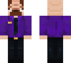 purple suit pug
