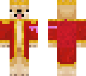 doge king with fur under