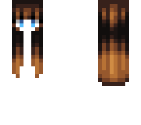 female hb - dark brown ombre fade