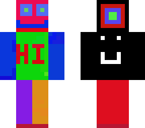 wierd minecraft skin