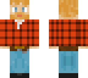 blond/redhead lumberjack