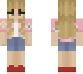 blonde summer girl