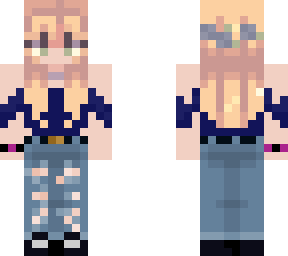 blue outfit me