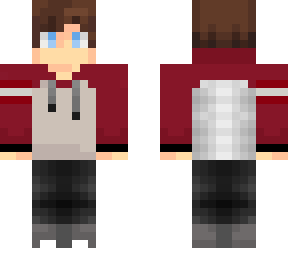 boy wearing red