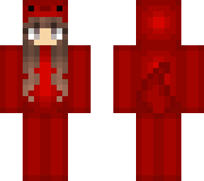 red fem axolotl onsie