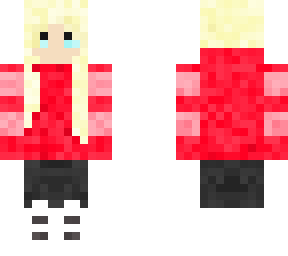 red hoodie