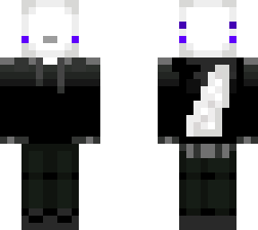 white axolotl in black jacket
