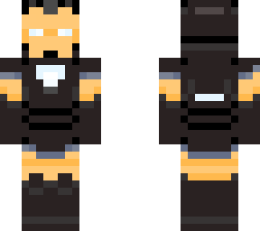 black and gold iron man