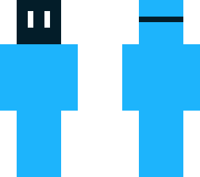 blue person with mask