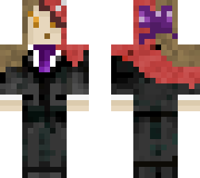 buisness lady w/ red and brown hair