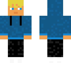 cool boy in blue