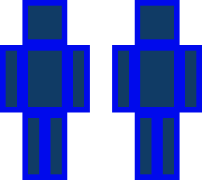 dark blue skin whit cyan outlines
