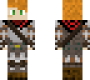ginger in light armor