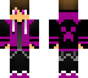 purple gamer boy