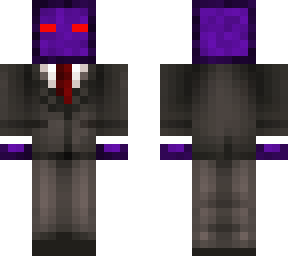 purple in suit