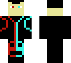 red and blue original character