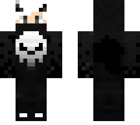 white skull hoodie