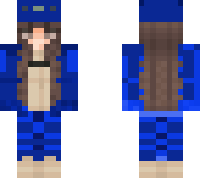 blue girl