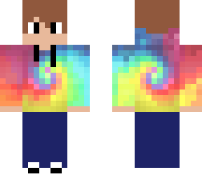 rainbow tie dye boy