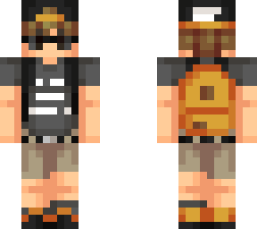 theo sommer - hot summer city, backwards hat with backpack (new default)