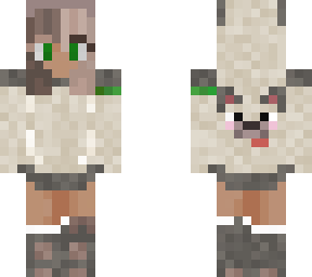 wolf hoodie,girl with green eyes
