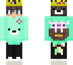 cute boy with crown