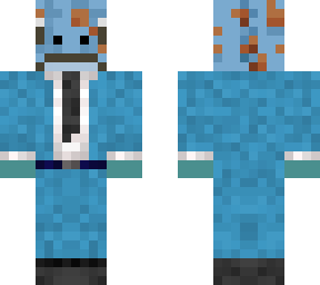 cyan suit gecko