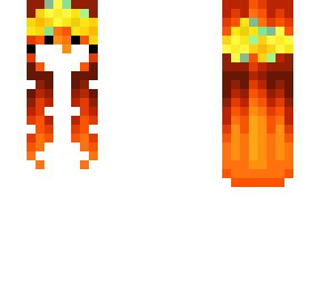 female hb - dark ginger w/ yellow flowers v2