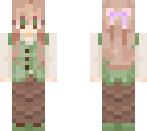 fixed brown skirt victorian girl (clementine)111