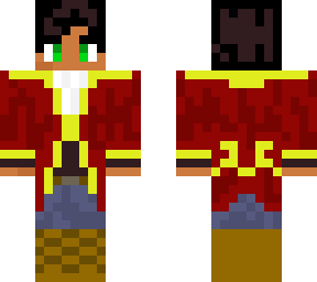 medieval red tuxedo