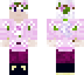 my bedrock edition skin (an attempt at a genderbend version)