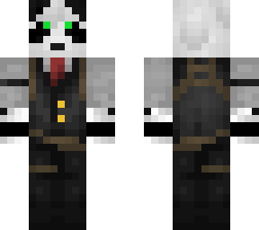 panda fancy suit