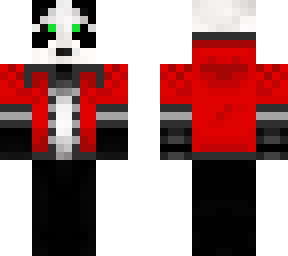 panda red jacket