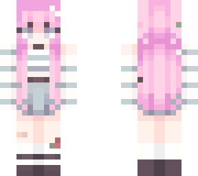 pink hair seafoam
