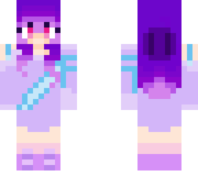 purple (a tiny bit of pink)cutie