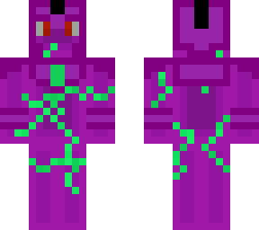purple and green skin